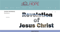 Desktop Screenshot of calvarychapelofhope.org